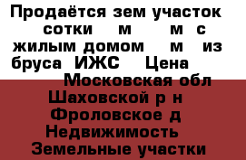 Продаётся зем.участок 44 сотки (28м * 157м) с жилым домом (50м2) из бруса (ИЖС) › Цена ­ 1 400 000 - Московская обл., Шаховской р-н, Фроловское д. Недвижимость » Земельные участки продажа   